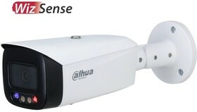 Уличная цилиндрическая IP-видеокамера Full-color с ИИ и активным сдерживанием DH-IPC-HFW3449T1P-AS-PV-0280B - изображение 1