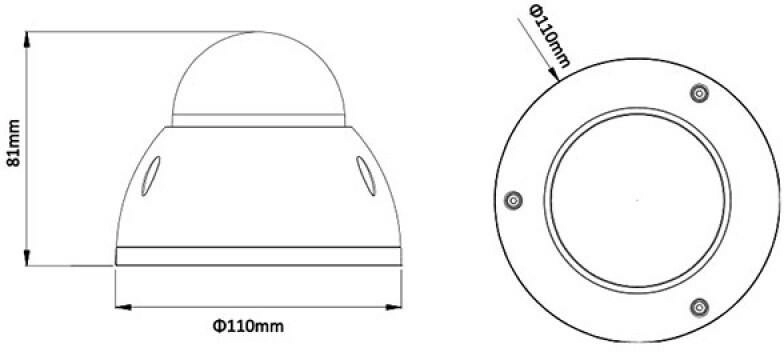 DH-IPC-HDBW1120EP-W-0280B IP камера  Dahua - 2