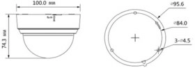 Гибридная видеокамера DH-HAC-HDPW1200RP-0360B-S3A - изображение 2