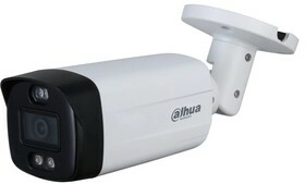 Уличная цилиндрическая HDCVI-видеокамера Full-color Starlight с активным сдерживанием DH-HAC-ME1509THP-PV-0600B - изображение 2