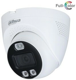 Уличная купольная HDCVI-видеокамера Full-color Starlight с активным сдерживанием DH-HAC-ME1509TQP-PV-0280B - изображение 1