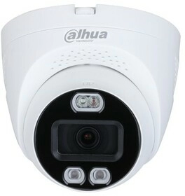Уличная купольная HDCVI-видеокамера Full-color Starlight с активным сдерживанием DH-HAC-ME1509TQP-PV-0280B - изображение 2