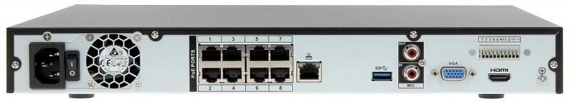 NVR IP видеорегистратор DHI-NVR4208-8P-4KS2 Dahua - 3
