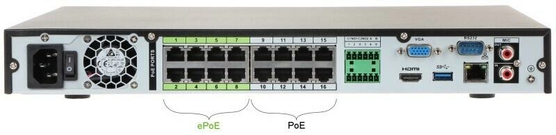 IP Регистратор DHI-NVR5232-16P-4KS2E - 3